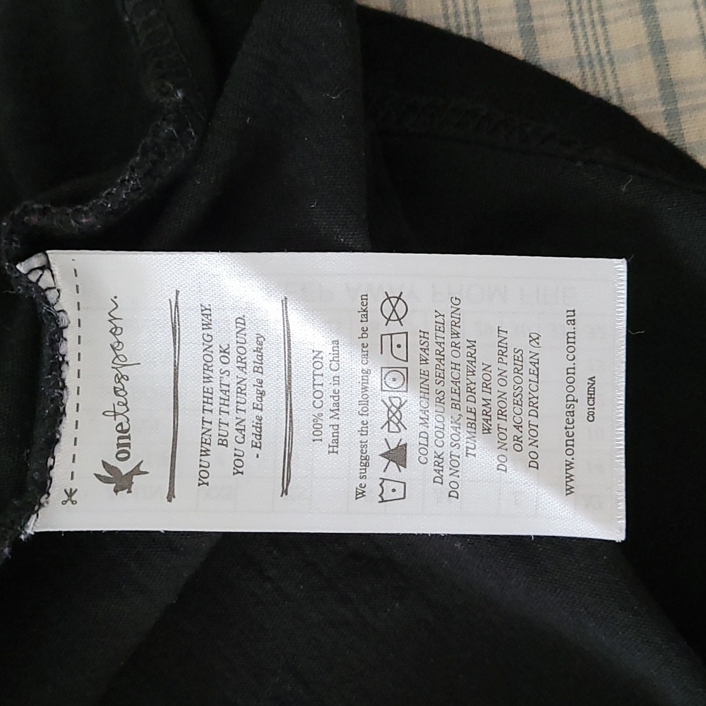 One Teaspoon Rebel Glam Raglan Top - Picture 7 of 7